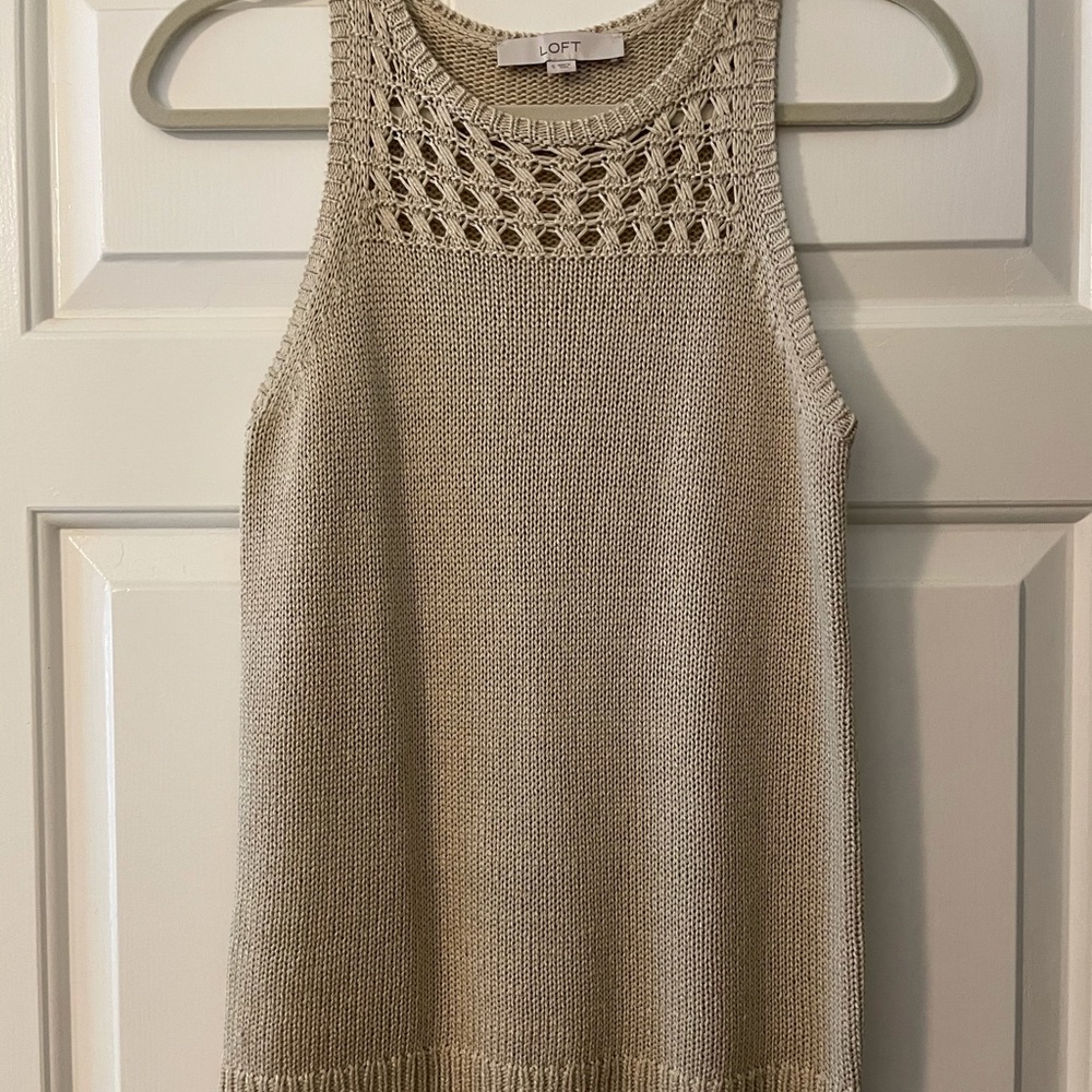 LOFT Knit Sweater Tank
